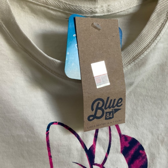 Blue 84/Disney Collab NAU‎ Lumberjacks Cropped Tee - Ivory - Size Small - Picture 5 of 7
